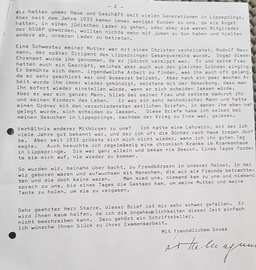 Brief von Lotte Magnus, Seite 2